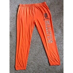 San Francisco Giants Joggers Men's 2XL Orange Pockets Drawstring